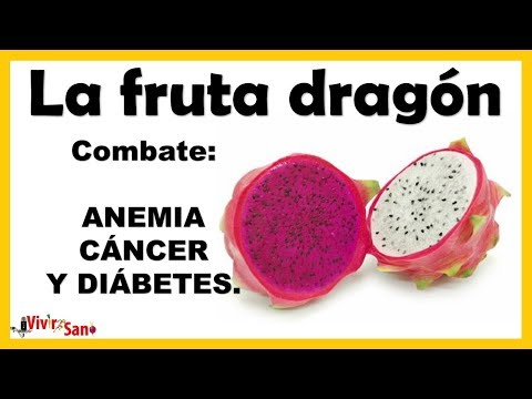 Combate ANEMIA , CÁNCER y DIABETES  CON LA fruta dragón