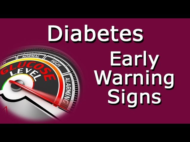 Diabetes Early Warning Signs
