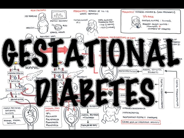 Gestational Diabetes – Overview (signs and symptoms, pathophysiology, diagnosis, treatment)