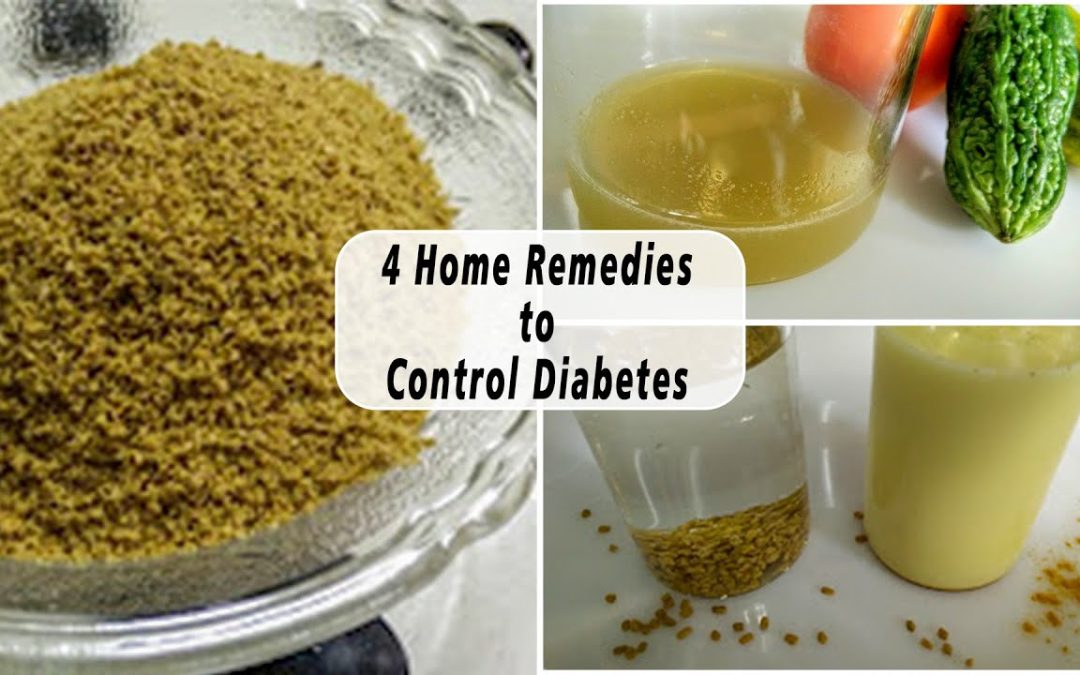 4 Home Remedies to Control Diabetes | Natural Home remedies for Diabetes | Diabetic Home Remedies